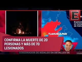 Omar Fayad habla sobre la explosión en ducto de Pemex