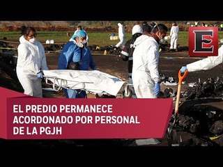 Inician identificación de cuerpos en Tlahuelilpan por explosión de ducto de combustible