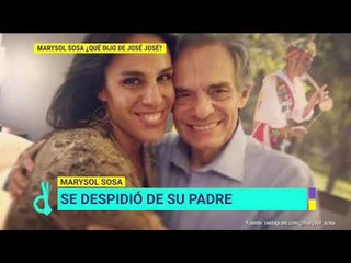 ¿Marysol Sosa se despidió de su padre José José? | De Primera Mano