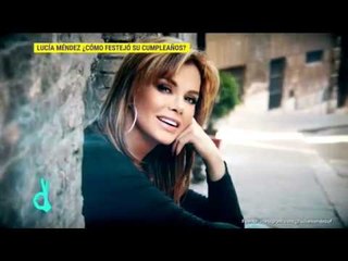 ¿Cómo festejó su cumpleaños Lucía Méndez? | De Primera Mano