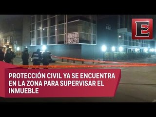 Se hunde edificio en la alcaldía de Iztacalco