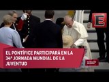Papa Francisco arriba a Panamá