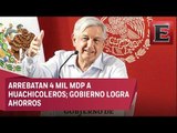 Gobierno de AMLO ahorra 4 mil mdp con plan antihuachicol