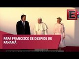 Papa Francisco deja Panamá tras intensa Jornada Mundial de la Juventud