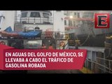 Aseguran en costas de Tabasco dos buques cargados con combustible ilegal