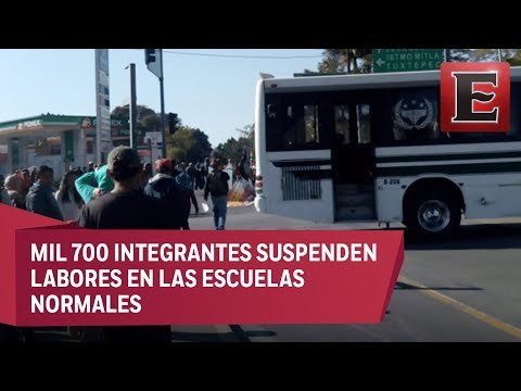 Movilizaciones de la CNTE desquician vialidades en Oaxaca