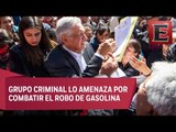López Obrador descarta reforzar su seguridad por amenazas en manta