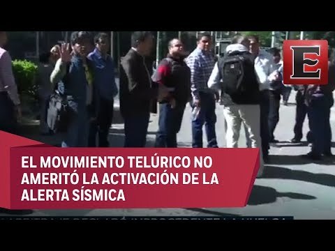 Capitalinos evacuan inmuebles por sismo de 6.6 de magnitud preliminar