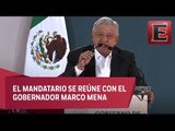 López Obrador entrega en Tlaxcala programas de bienestar