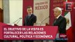 Conferencia de prensa conjunta de los presidentes de México y España