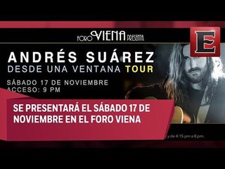 Andrés Suárez habla del cierre de su gira 'Desde una Ventana Tour'