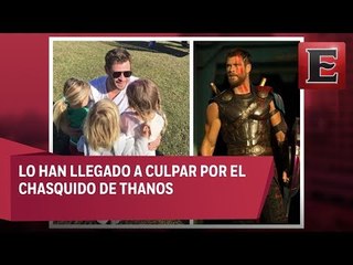 Los hijos de Chris Hemsworth creen que su papá si es un súper heroe
