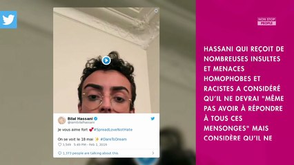 Eurovision 2019 : Bilal Hassani dément son tweet polémique