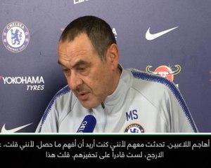 كرة قدم: الدوري الإنكليزي: لم أهاجم اللاعبين- ساري