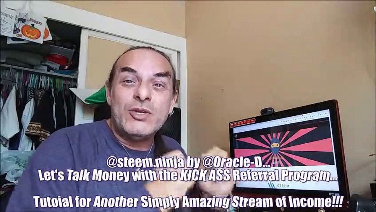 @steem.ninja by @Oracle-D - Let's Talk Money with the KICK ASS Referral Program - Another Simply Amazing Stream of Income