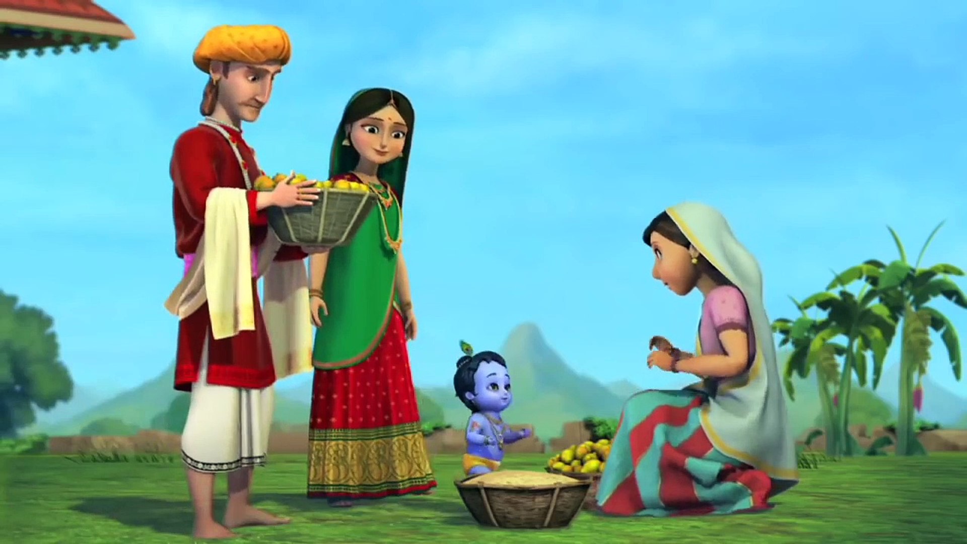 Little Krishna - The Darling of Vrindavan (Hindi) | cartn mvie prt 1/2 -  video Dailymotion