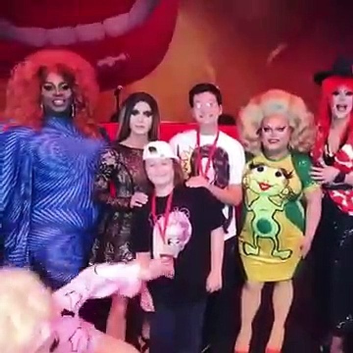 Trinity Taylor making Trixie Mattel fall