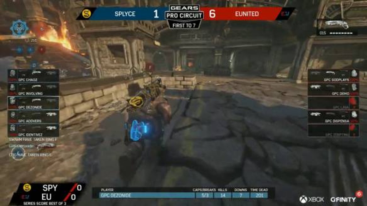 Gears Pro Circuit Paris - Dezonide Baiting Enemy Team