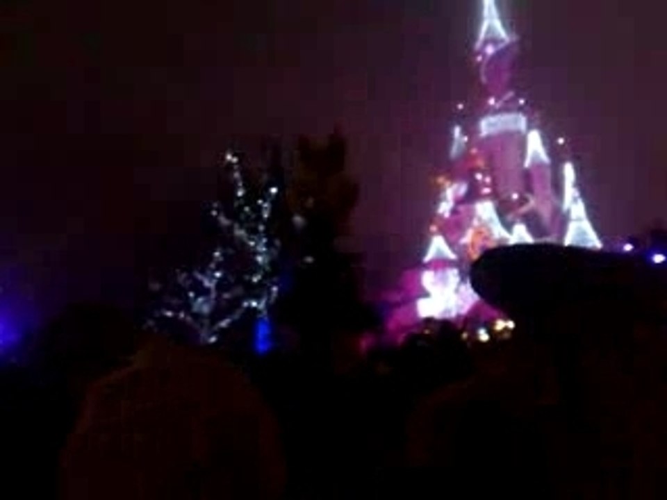 Nouvel an DisneyLand Paris 2008 avant minuit
