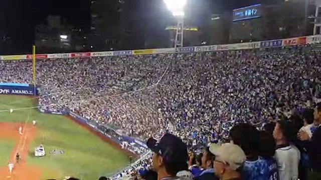 横浜DeNAベイスターズ 康晃ジャンプ 2016年横浜スタジアム最終戦