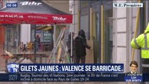 Gilets jaunes: Valence se barricade