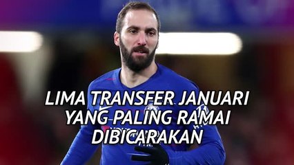 Lima Transfer Januari Paling Ramai Dibicarakan