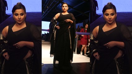 Vidya Balan walks the Ramp at Lakme Fashion Week 2019 | FilmiBeat
