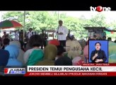 Jokowi Temui Pengusaha Kecil dan Jajan Makanan Ringan