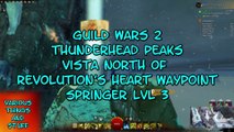 Guild Wars 2 Thunderhead Peaks Vista North of Revolution's Heart Waypoint Springer Lvl 3