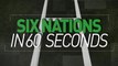 Six Nations - Week one in 60 seconds