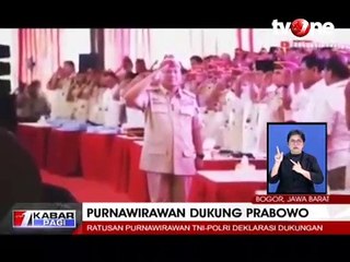 Purnawirawan TNI Polri Dukung Prabowo Jadi Presiden