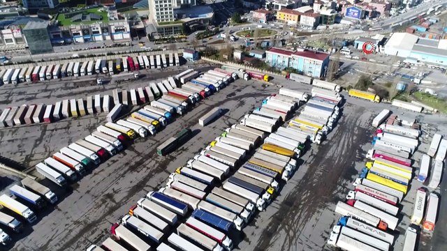 Erenköy’deki gümrük alanı millet bahçesi oluyor...Millet bahçesi olacak alan havadan görüntülendi