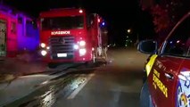 Incêndio em residência mobiliza equipe do Corpo de Bombeiros no Bairro Tarumã