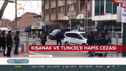 Kışanak ve Tuncel'e hapis cezası