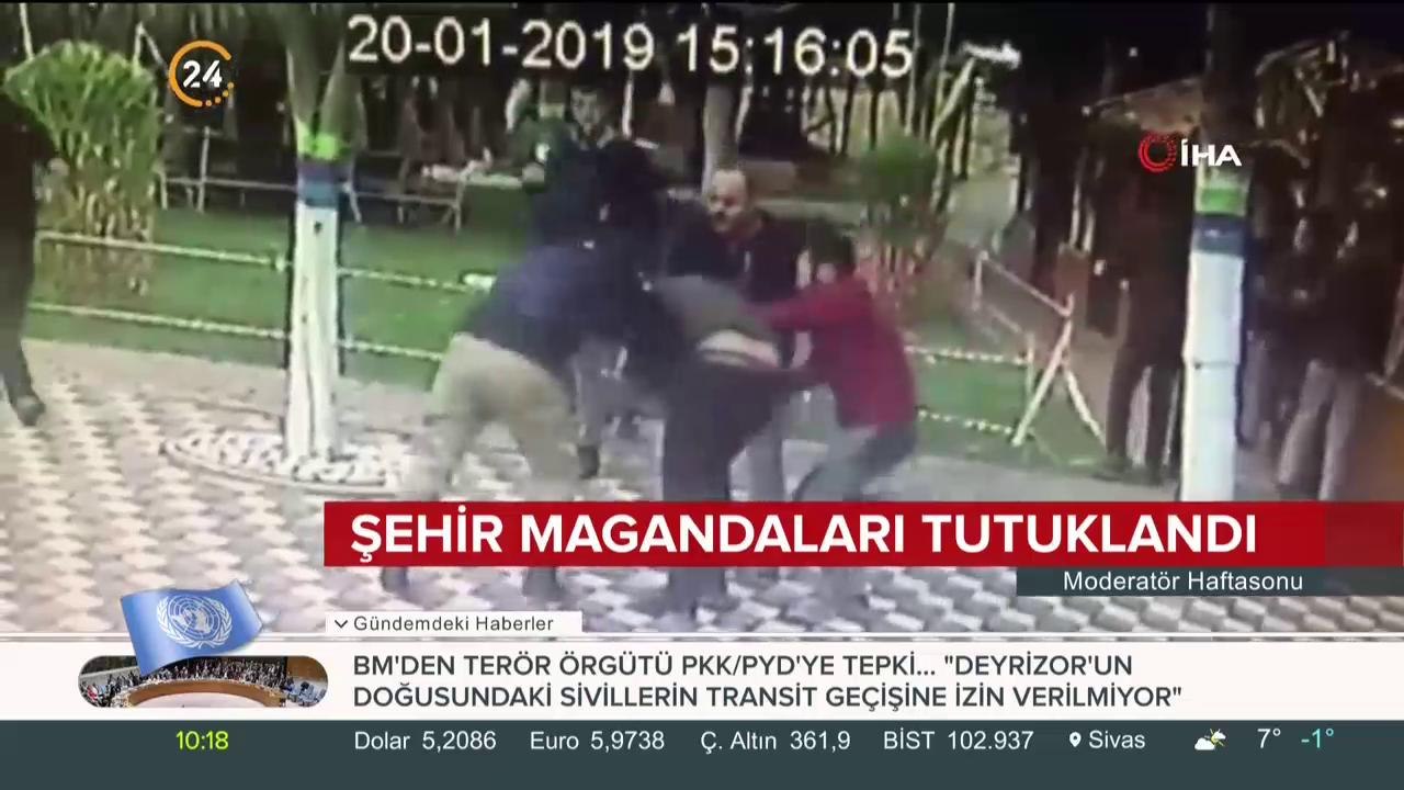 Şehir magandaları tutuklandı