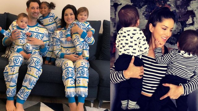 ಅವಳಿ ಮಕ್ಕಳೊಂದಿಗೆ ಏರ್ಪೋರ್ಟ್ ನಲ್ಲಿ ಸನ್ನಿ ಲಿಯೋನ್..! | FILMIBEAT KANNADA