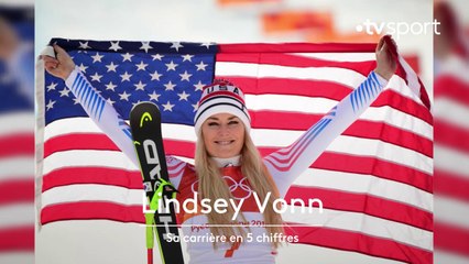 Lindsey Vonn, une carrière d'exception en 5 chiffres