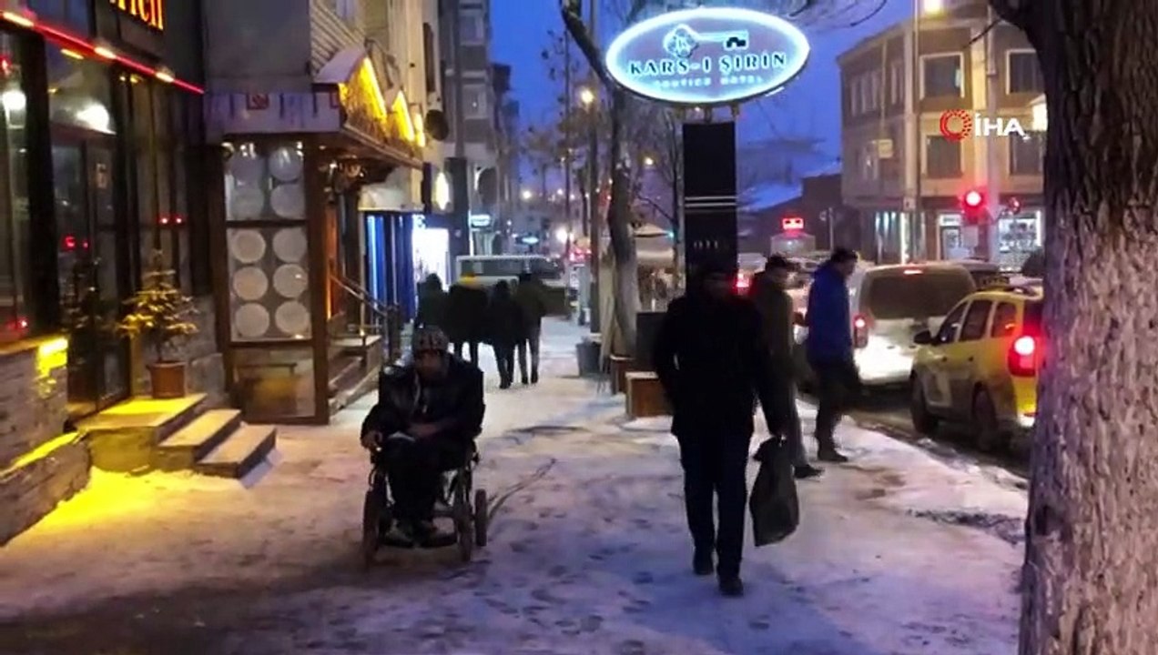Kış Kars’a Geri Geldi