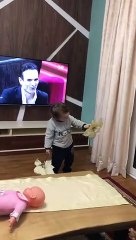 Cheerleader Baby Falling Down