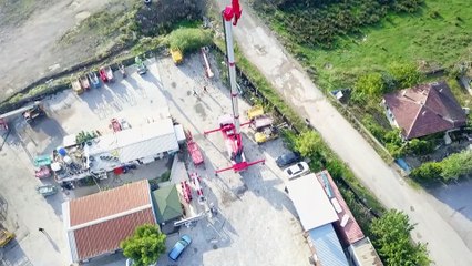 60 Metre Araç Üstü Sepetli Platform Drone Çekimi