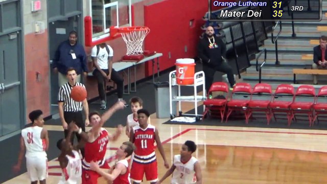 ORANGE LUTHERAN Lancers VS MATER DEI Monarchs JV 1-30-19