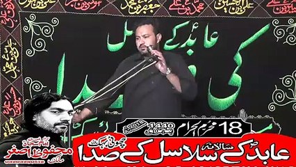Allama Fakhar Abbas Hashmi Hafiz Abad 18th Muhram 1440(2018) Choti Behak Hafizabad