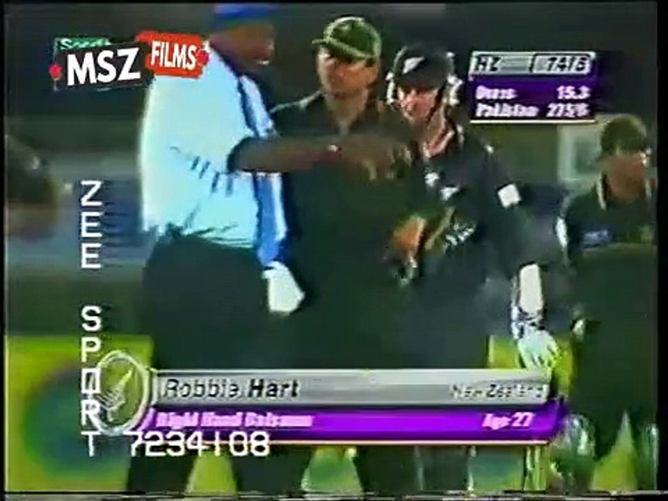 Shoaib Akhtar Brutal bowling vs New Zealand 6-17 at Karachi 1st ODI 2002