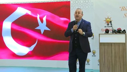 Çavuşoğlu: 'Kendimizi İzmir'e feda etmeye geldik' - İZMİR