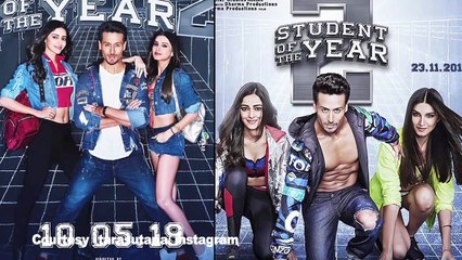 Tiger Praises Newcomers Tara & Ananya | Student of the Year 2