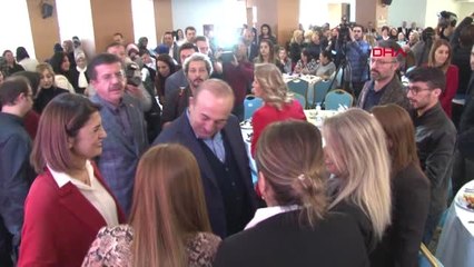 İzmir Bakan Çavuşoğlu Bizim Problemimiz Atatürkçü Geçinen ve Atatürk'ten Geçinenlerdir