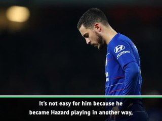 Скачать видео: Chelsea's strikers find it difficult playing with Hazard - Sarri