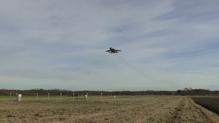 Panavia Tornado IDS German Air Force 98+59 Low approach at ETSI-Manching Air Force Base (1080/50P) 25.01.2018