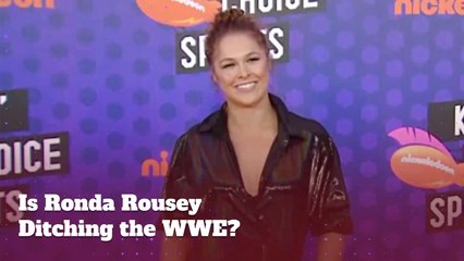 Will Ronda Rousey Stay With The WWE Or Ditch It