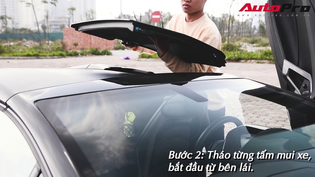 Hoá ra đây là cách đại gia Việt mở mui Lamborghini Avetador Roadster- dễ nhưng sẽ rơi vào thế khó khi gặp tình huống này